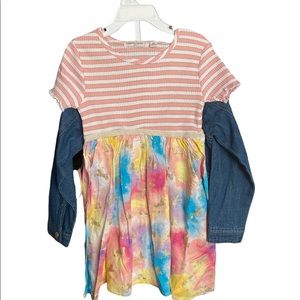 📍🆕🏷 Toddler Dress and Jean Jacket Set 3T